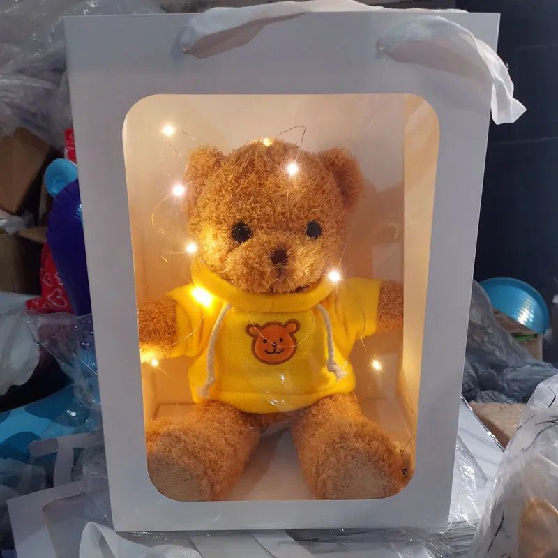 Cute teddy bear plush toy bear doll doll grabber doll children's doll birthday gift wholesale