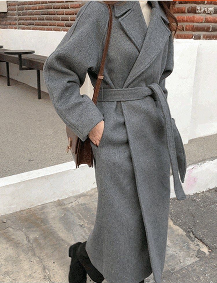 Doppelseitiger Kaschmirmantel für Damen 2023 Neuer kleiner mittellanger Herbst- und Wintermantel mit elegantem High-End-Wollmantel_voghion.com