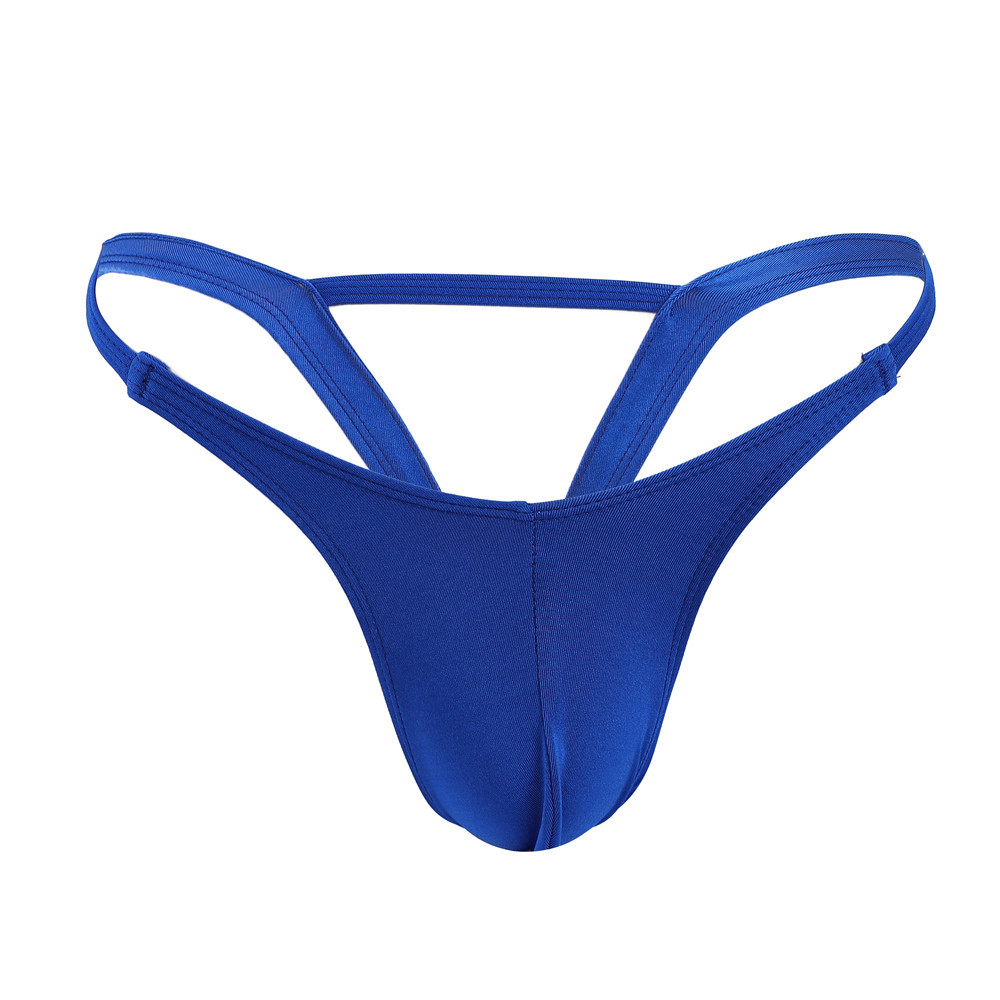 Multicolor Foreign Trade Cross-border Men's Thong Sexy Hip Double Ding Underwear Men's Low Waist Sexy GAY Men's T-pants