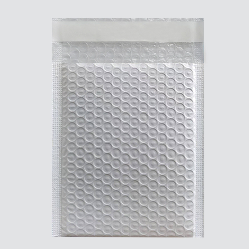 Bubble Bag Matte Composite Pearlescent Film White Packing Express Thickened Bubble Bag Envelope Bag Shockproof Bubble Bag