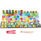 Cross-border Hot-selling Children's Magnetic Fishing Toys Educational Development Several Letters Assembled Puzzle Building Blocks Early Education Boys and Girls