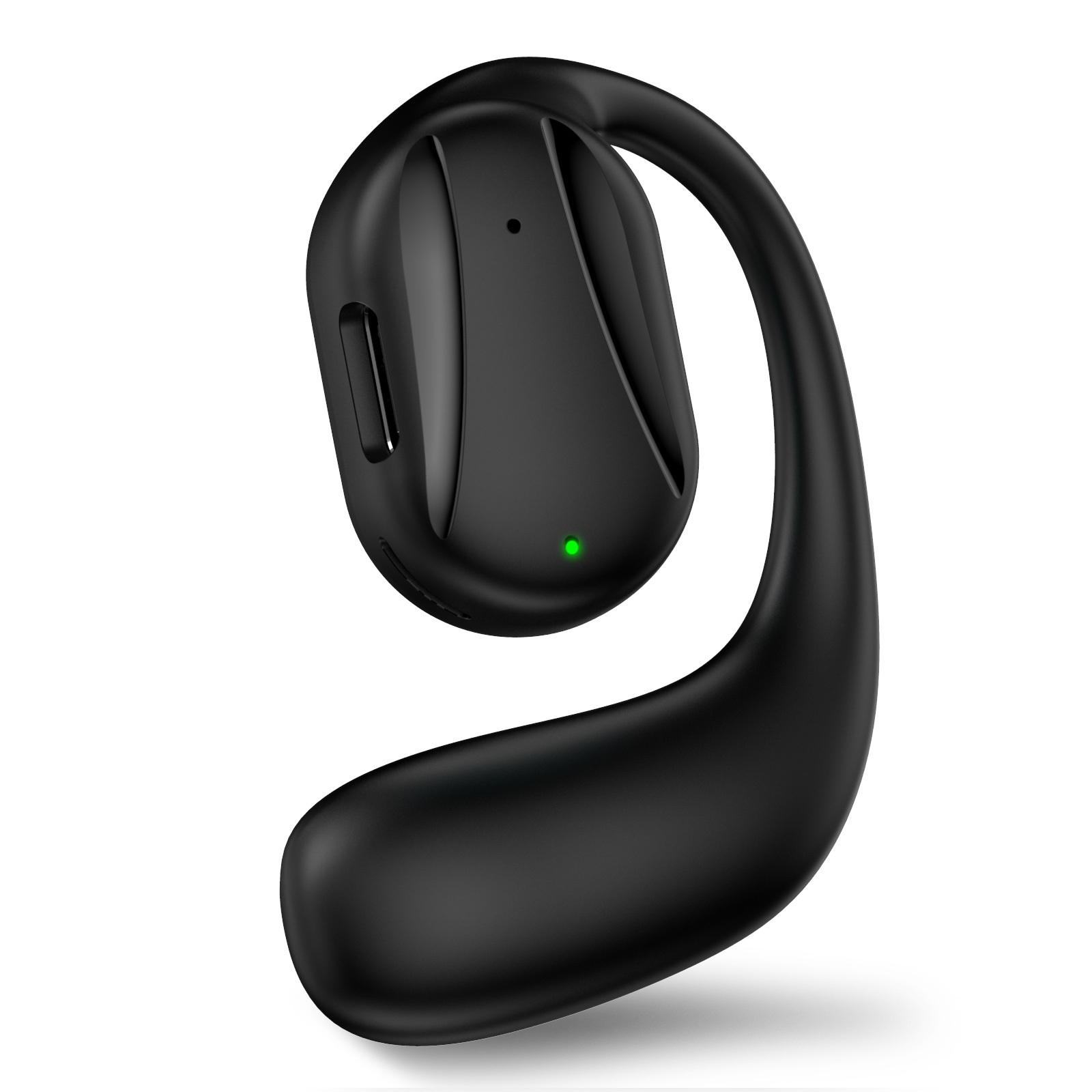 Новая Bluetooth-гарнитура открытого типа OWS, не-вкладыши, односторонняя гарнитура, беспроводная Спортивная гарнитура с ушным крючком, шумоподавление ENC