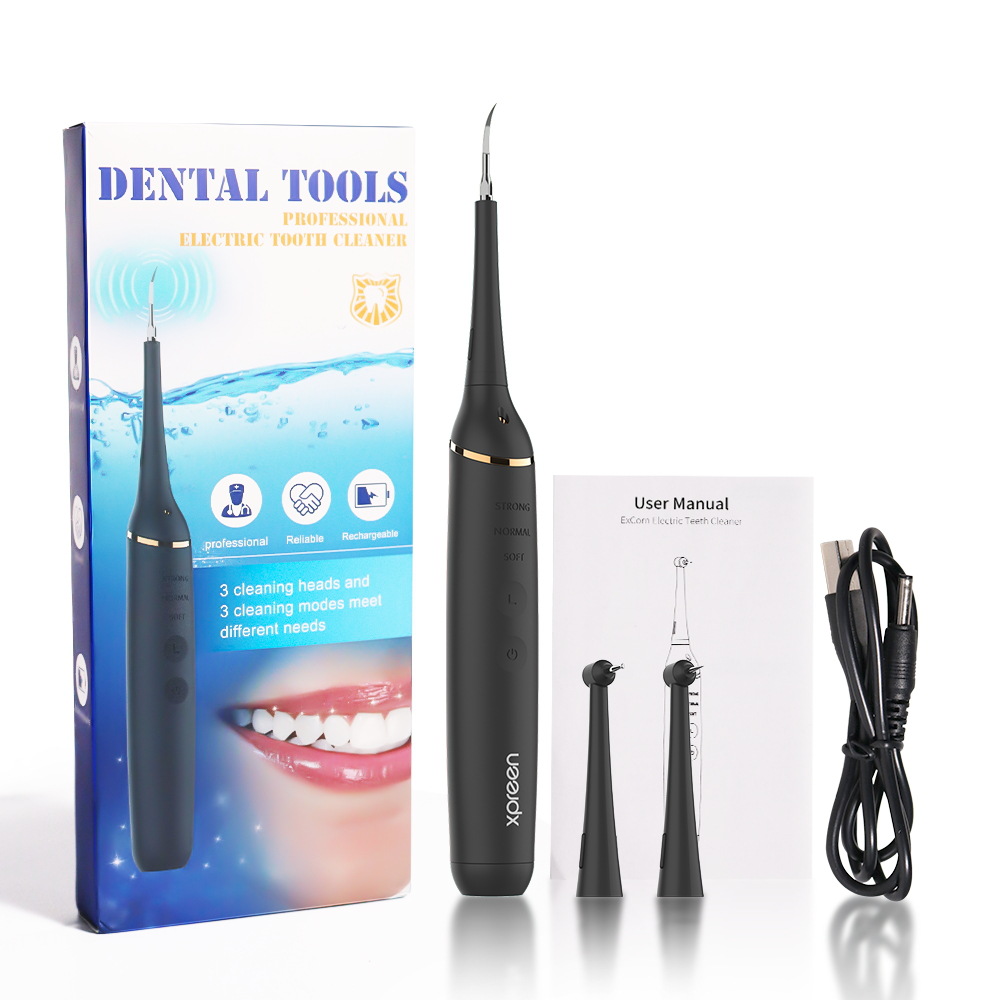 Hot selling household electric dental scaler to remove tartar calculus oral care whitening instrument dental scaler set