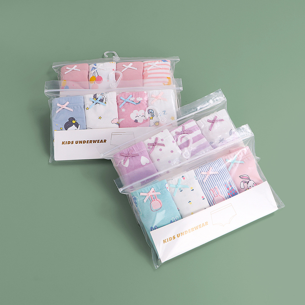 Girls' Boxers Summer Cotton New Korean Style Boxer Shorts Children's Class A Cotton Children's Underwear Antibacterial