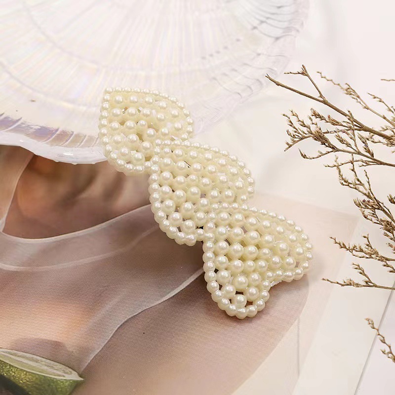 Internet Celebrant New Pearl Clip Headwear Exquisite Hairpin Side Clip Girl's South Korea Bangs Clip Clip Clip Clip