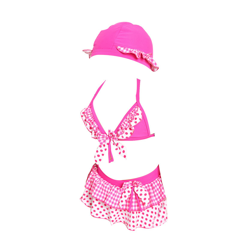 Baiya children's swimsuit girls 2022 Factory Direct split three-piece set children's infant summer swimsuit