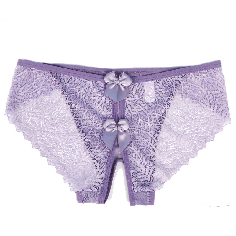 Yan Beiwei underwear women's sexy pure want to open bow hollow design high-looking fresh girl skin-friendly 574
