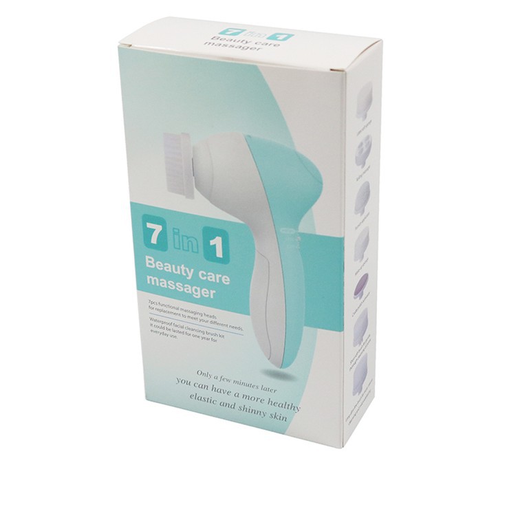 Cross-border seven-in-one electric facial cleanser facial brush beauty instrument multifunctional facial body massage beauty instrument