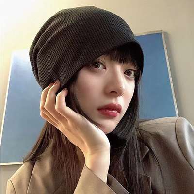 Summer Nightcap Heap for Women Anti-air-conditioning Special Headgear Night Black Sleeping Hat Warm Cold Hat