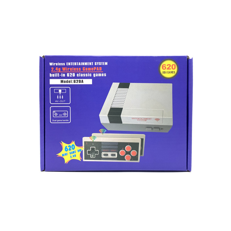 Factory direct new NES620 wireless game machine classic nostalgic 80 FC TV game machine red and white machine
