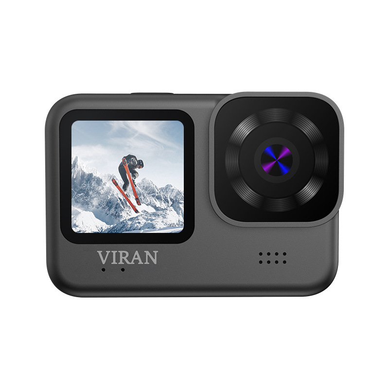 Sports camera 4K dual color screen cross-border dedicated diving anti-shake outdoor riding travel VIRAN sports DV camera