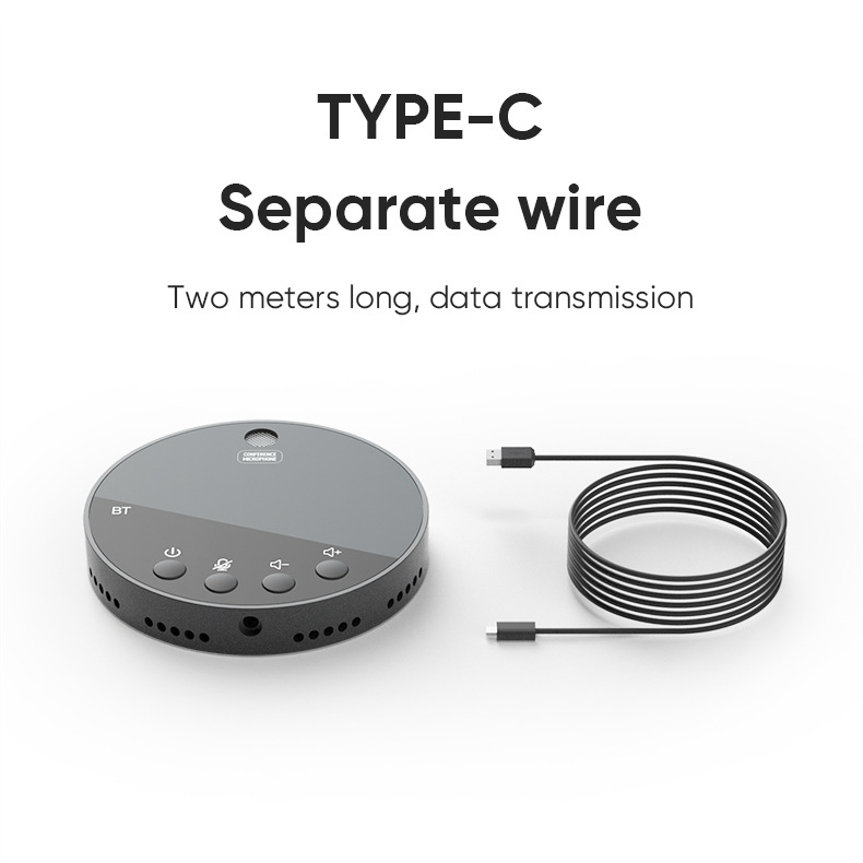 Eight tone Y08 video conference interface microphone omnidirectional microphone recording built-in speaker USB computer notebook