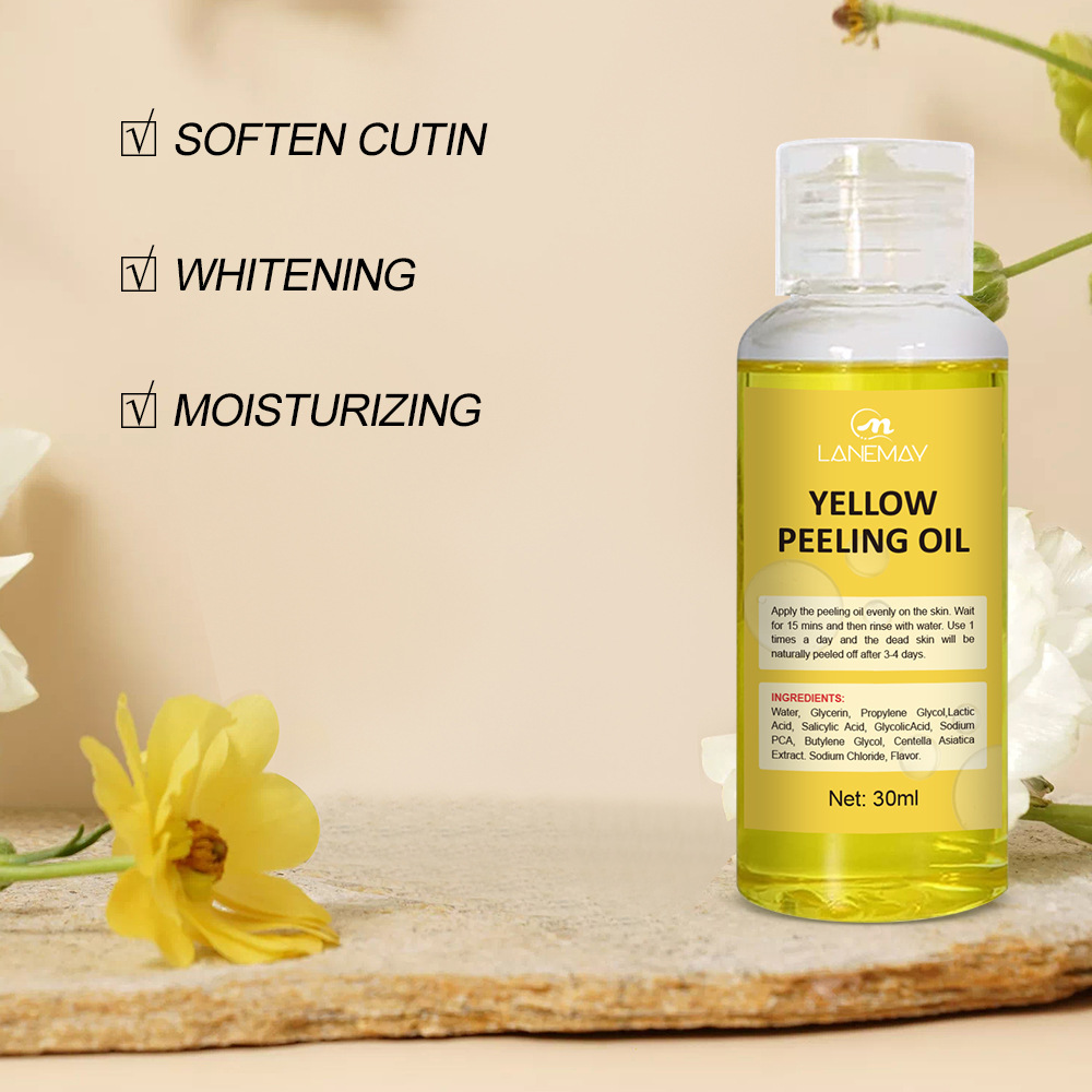 Cross-border exfoliating butter Peeling Yellow Peeling Oil moisturizing desalination melanin brightening