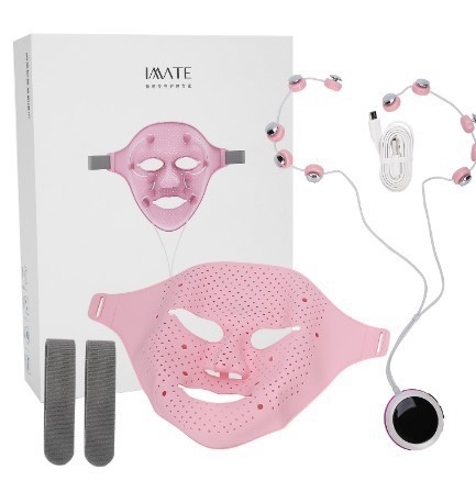 Beauty Mask Beauty Instrument Silicone Mask Essence Introduction Instrument EMS Micro-current Facial Massager Mask Instrument