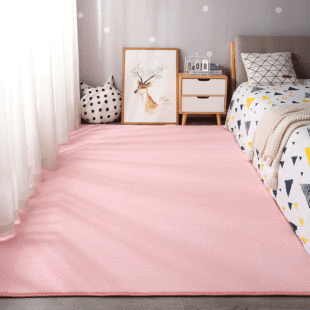 Coral fleece short wool carpet bedroom bedside blanket full living room carpet tatami coffee table mat balcony bay window mat