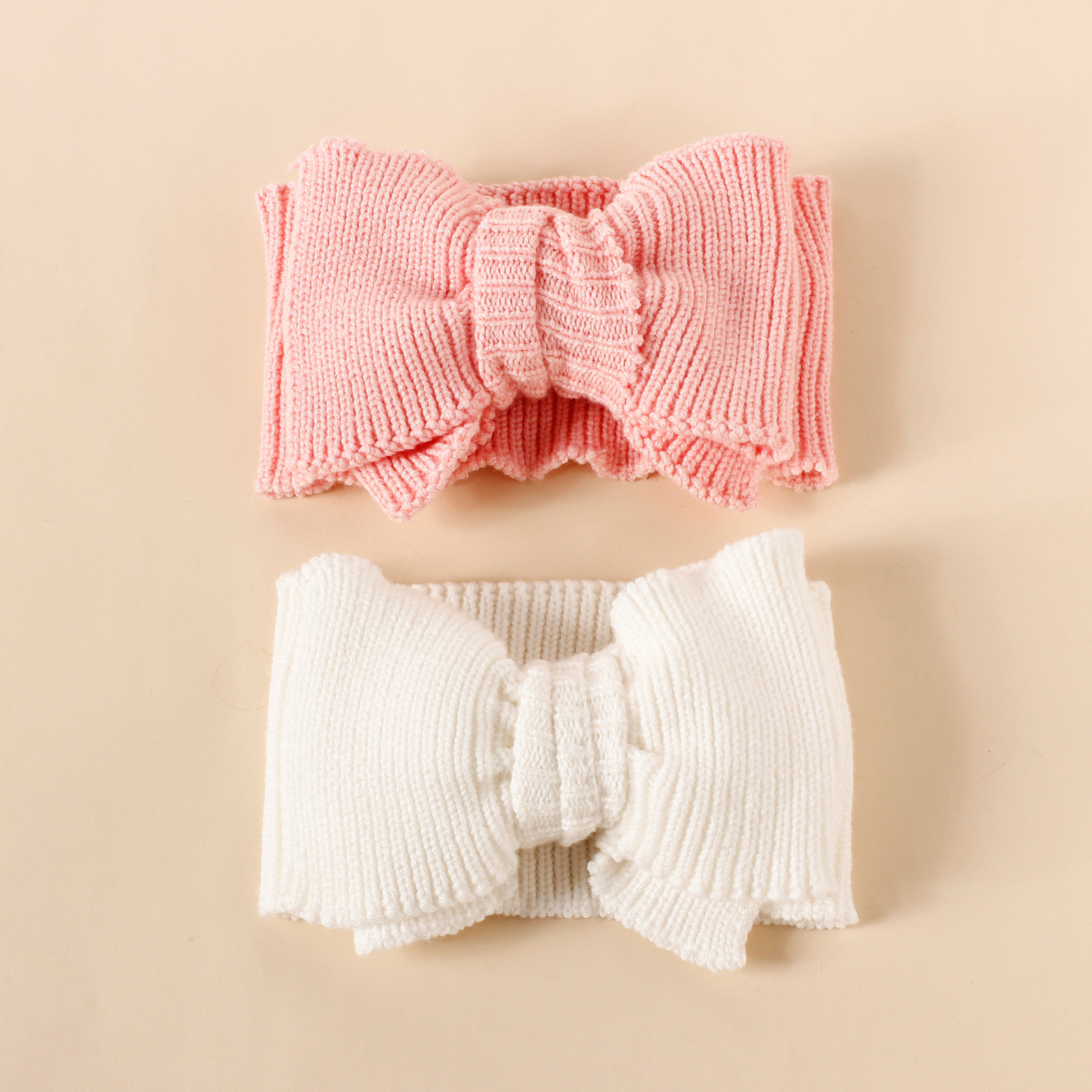 new children's hair accessories DIY wool big bow baby hair band Baby double elastic headband