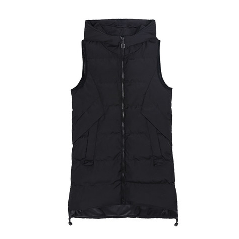 Down Cotton Vest Women's Mid-length 2022 Autumn and Winter Fashionable Loose Vest Korean Style Student Large Size Stylish Coat Trendy