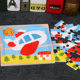 Wooden 16-piece jigsaw puzzle children's animal cartoon plane jigsaw puzzle baby's early education and intelligence environmental protection wooden toy