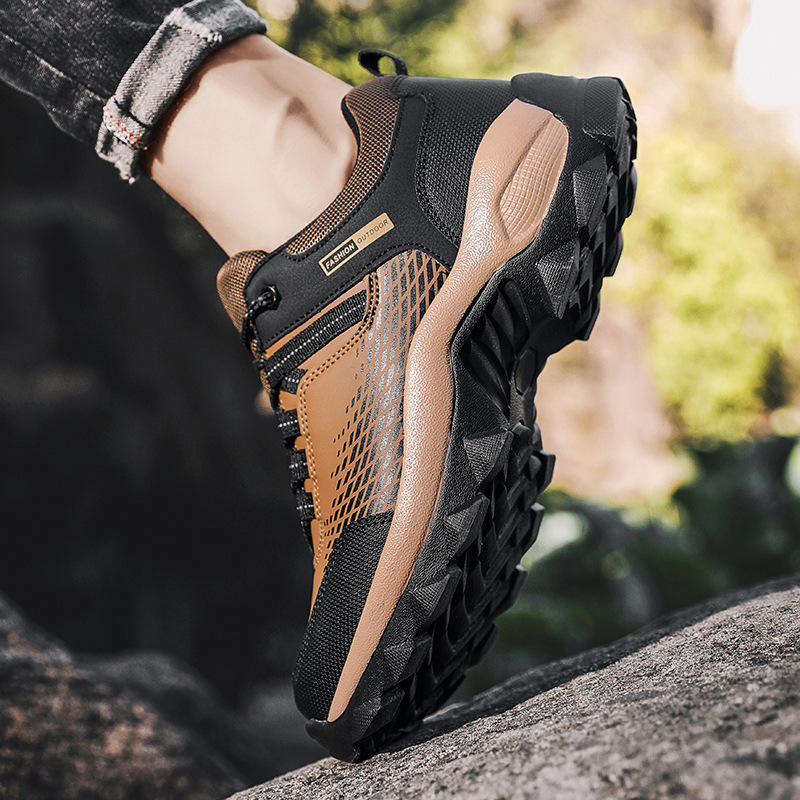 Hiking shoes men's cross-border plus size men's outdoor low-top hiking shoes sports travel shoes hiking boots Climbing