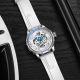 6033A white shell white silicone strap with white surface