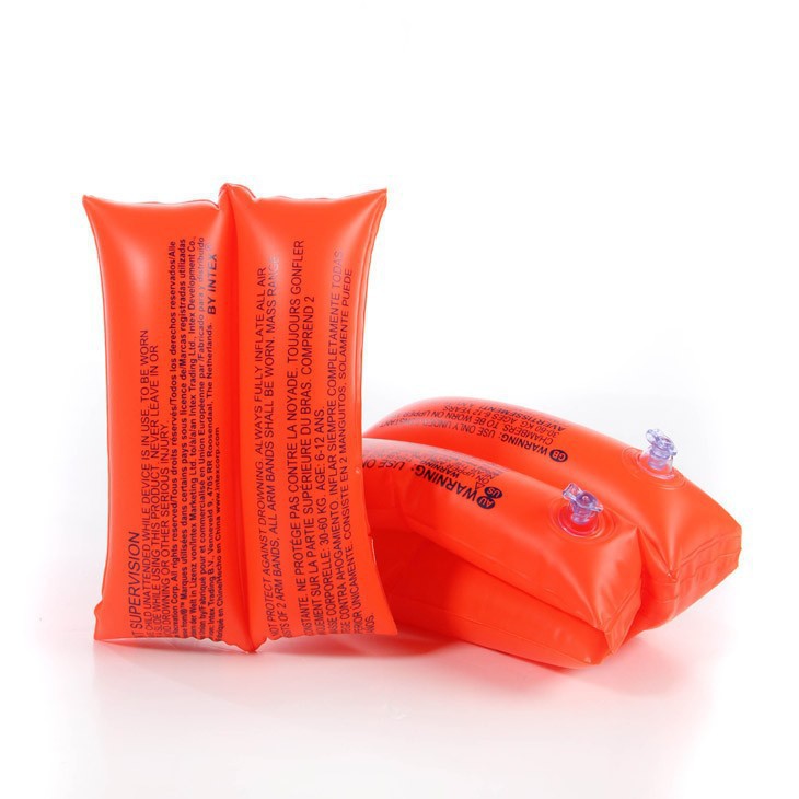 INTEX 59640 Orange Arm Circle Children Swimming Assisted Lifesaving Arm Circle Learn to Swim