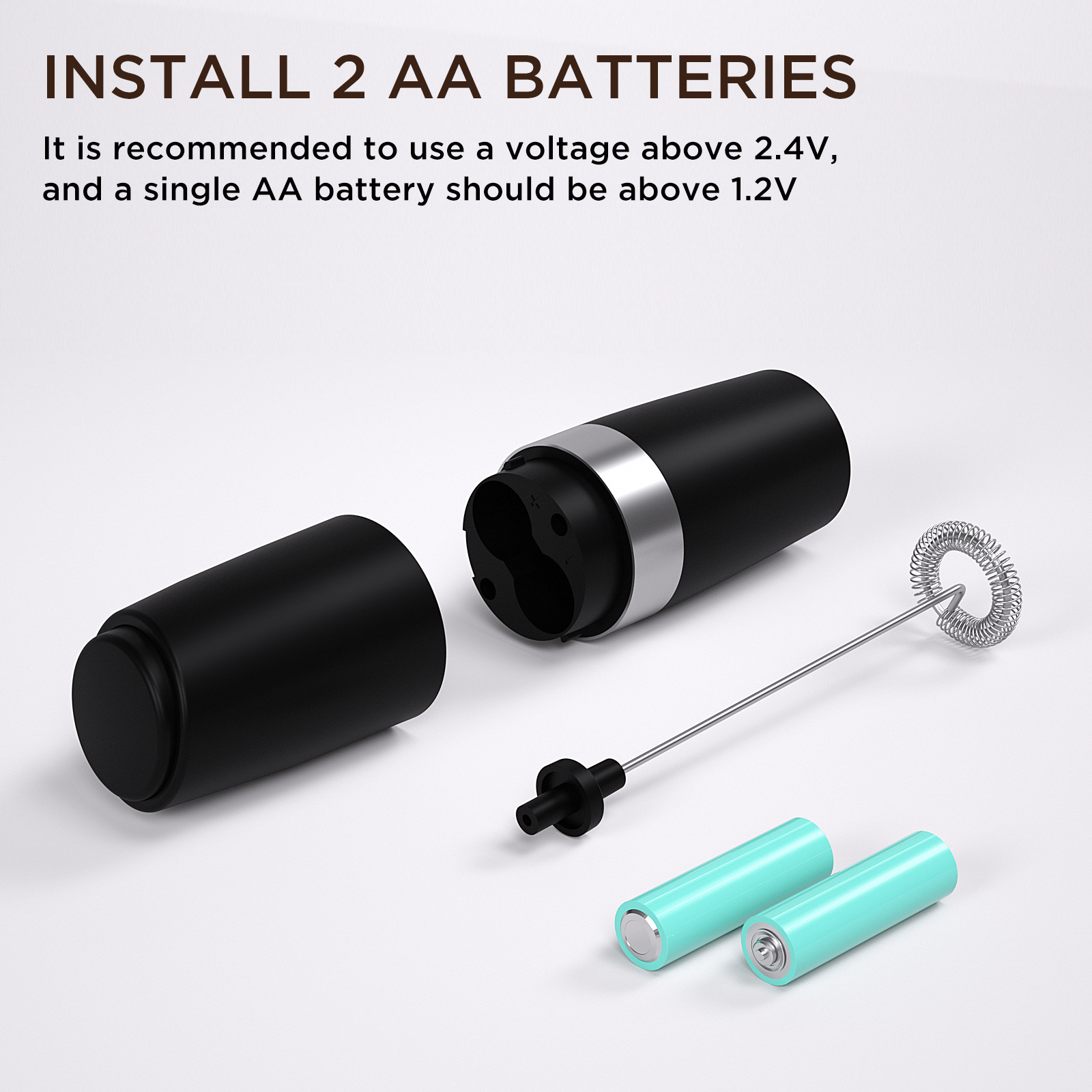 New household electric egg beater milk frother handheld wireless multi-function coffee blender kitchen gadget