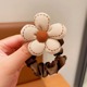 27# hair ring-milk white flower