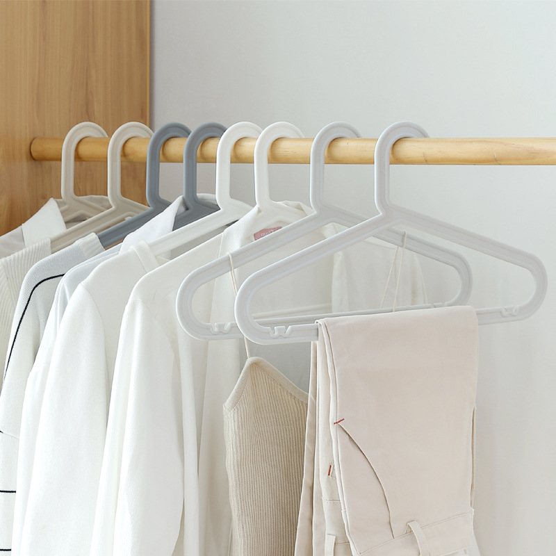 Same as household seamless drying white clothes hanger clothes hanger plastic clothes hanger clothing store clothes hanger clothes hanger Japanese style