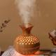Cross-border Creative Wood Flower Humidifier USB Mini Mute Home Office Desktop Colorful Witch Air Aromatherapy Machine