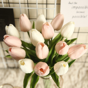 Cross-border supply PU mini Tulip foreign trade Home simulation flower fake flower wedding wholesale MW08081