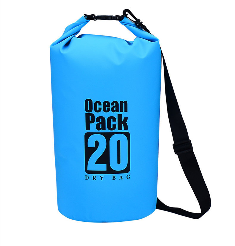 Factory Direct in stock outdoor waterproof bag waterproof bucket bag single shoulder double shoulder drifting bag swimming floating bag dry bag