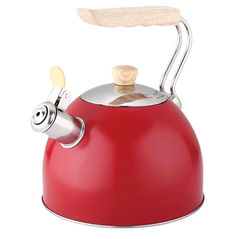 Free Shipping Amazon Cross-border Kettle Premium Sense Stainless Steel Whistle Kettle Household High Color Value Whistle Kettle