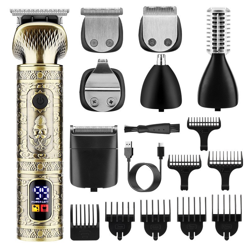 Men's Household Electric Shaver Amazon New Multi-function Hair Changing Hair Cutter Nose Hair Cutter Set Razor