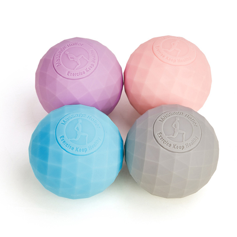 Silicone fascia ball massage ball muscle relaxation ball yoga ball muscle relaxation ball exercise muscle compression relaxation ball
