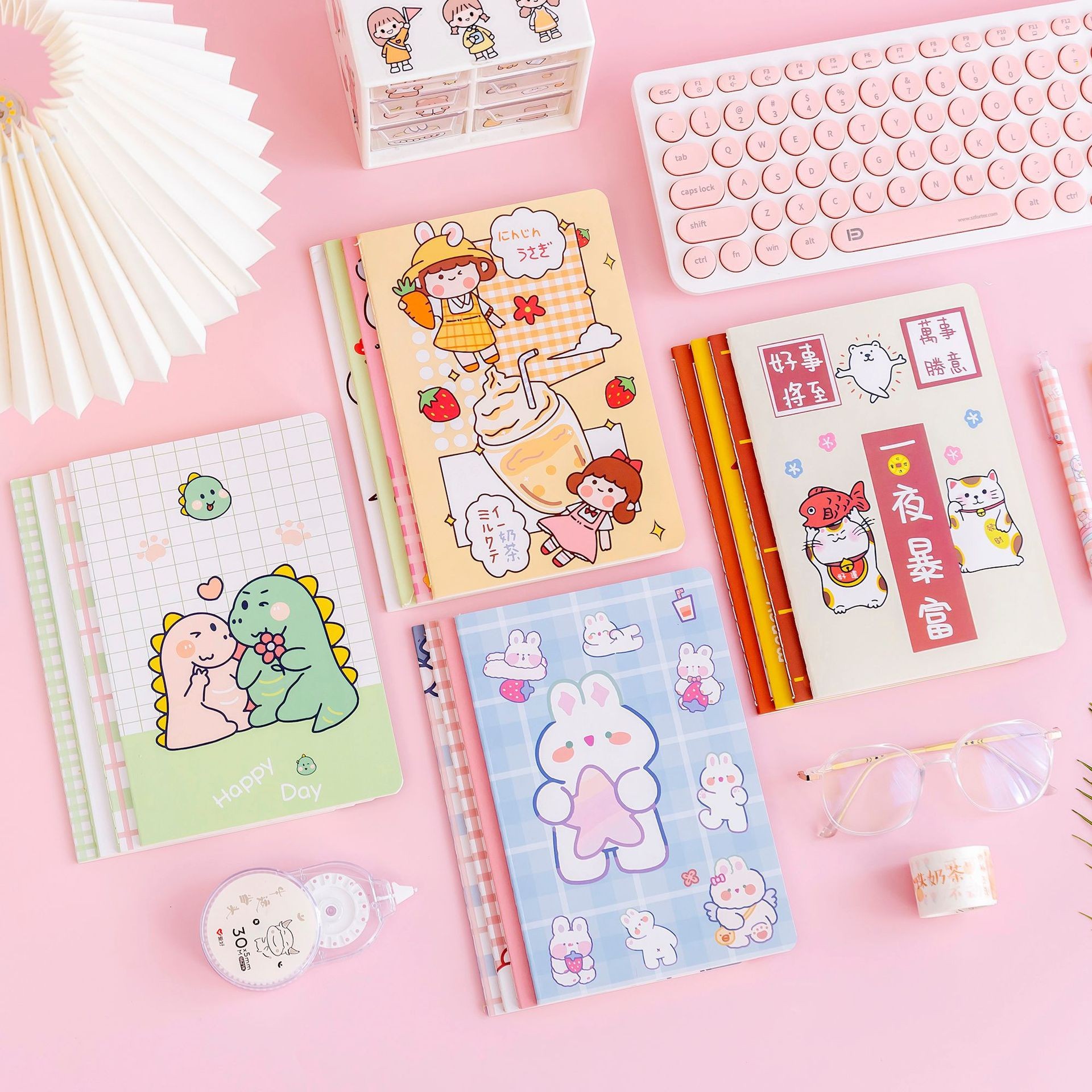 Cartoon super cute A5 car line notebook logo printing creative primary school stationery notepad notebook wholesale