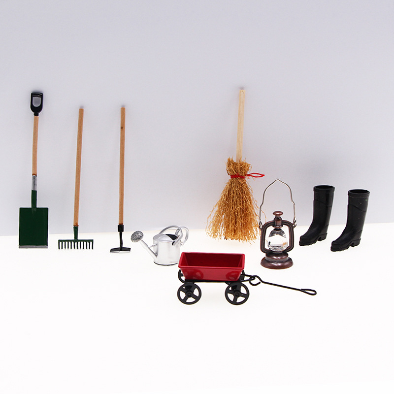 1:12 doll house dollhouse 9 mini simulation garden tools decoration set accessories miniature scene