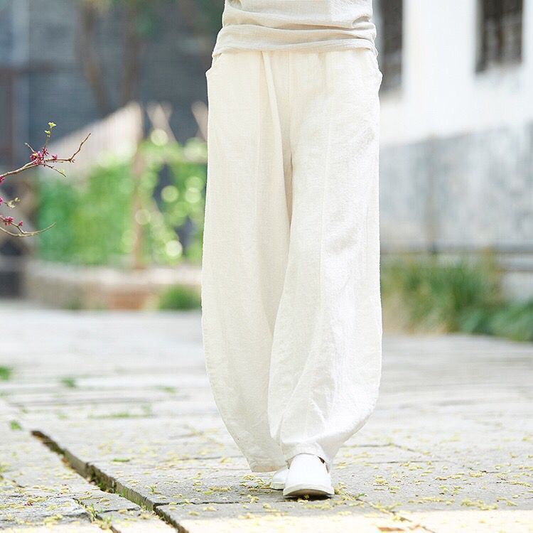 Amazon Women's Pants AliExpress Japanese Spring and Autumn New Cotton Linen Casual Bloomers for Women