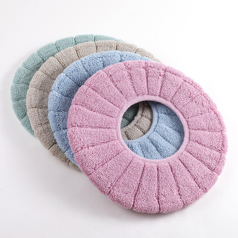 Stall Universal O-shaped Toilet Pad Cushion Cover Household Washable Toilet Pad Toilet Rings Wholesale Set