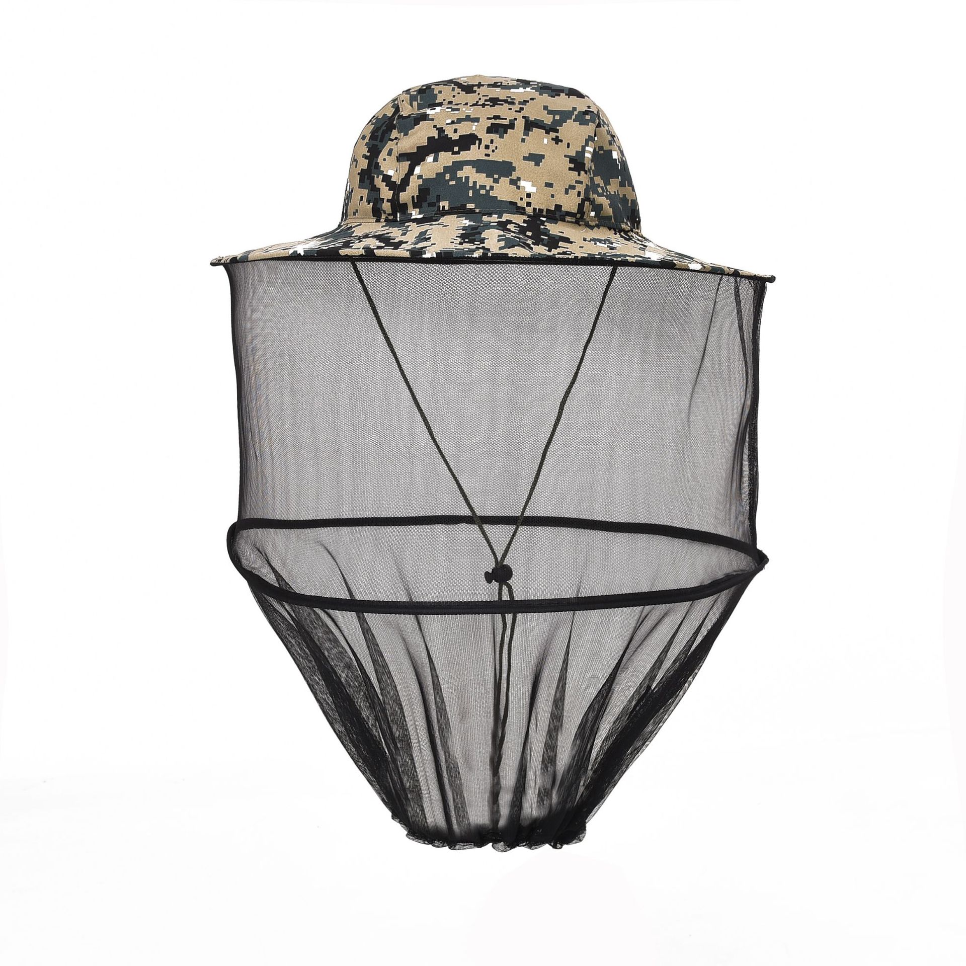 Goyu outdoor fishing folding shawl mosquito hat casual sun protection hat mesh beekeeping big brim hat