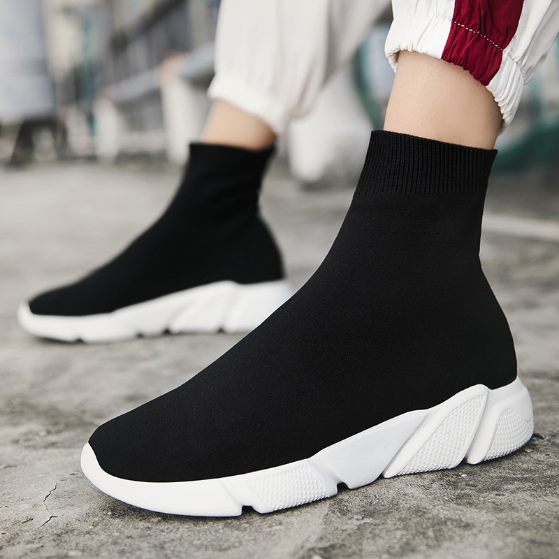 Cross-border foreign trade large size socks shoes men plus velvet warm lovers shoes camouflage high casual men's cotton shoes a generation of hair
