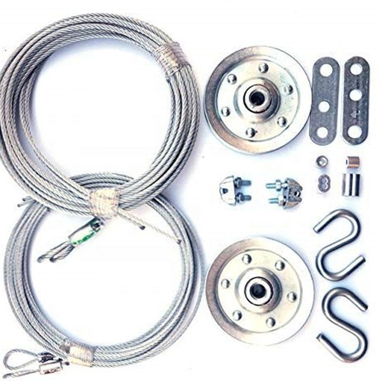 European and American market Special Garage door 3 "pulley and cable suit Garage door pulley suit
