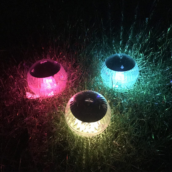 Solar Water Floating Light Outdoor Waterproof Pond Fish Pond Floating Light Magic Ball Garden Courtyard Decorative Light Pool Light