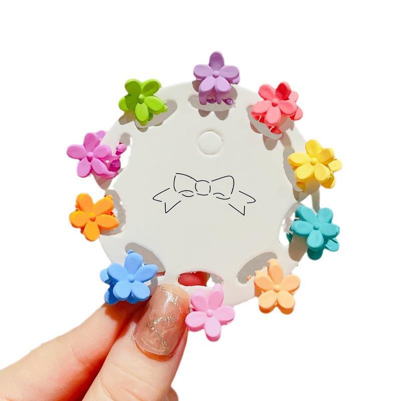 Cute Flower Five-pointed Star Children's Bangs Side Hairpin small size Grasp Girl's Hairpin Mini Children's Headwear