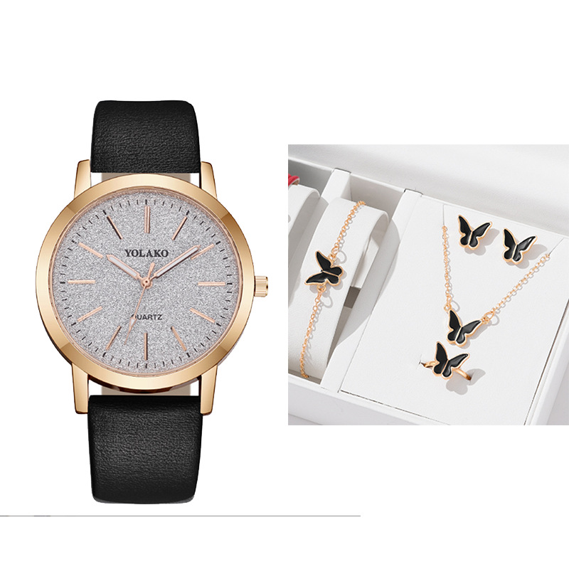 Fashion Plaid Pattern Women's Decorative Watch Foreign Trade New Simple Digital Scale Quartz Watch for Women