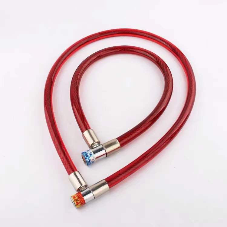 Manufacturers supply wire lock bicycle anti-theft lock motorcycle lock spot wholesale and retail bold Wire Lock