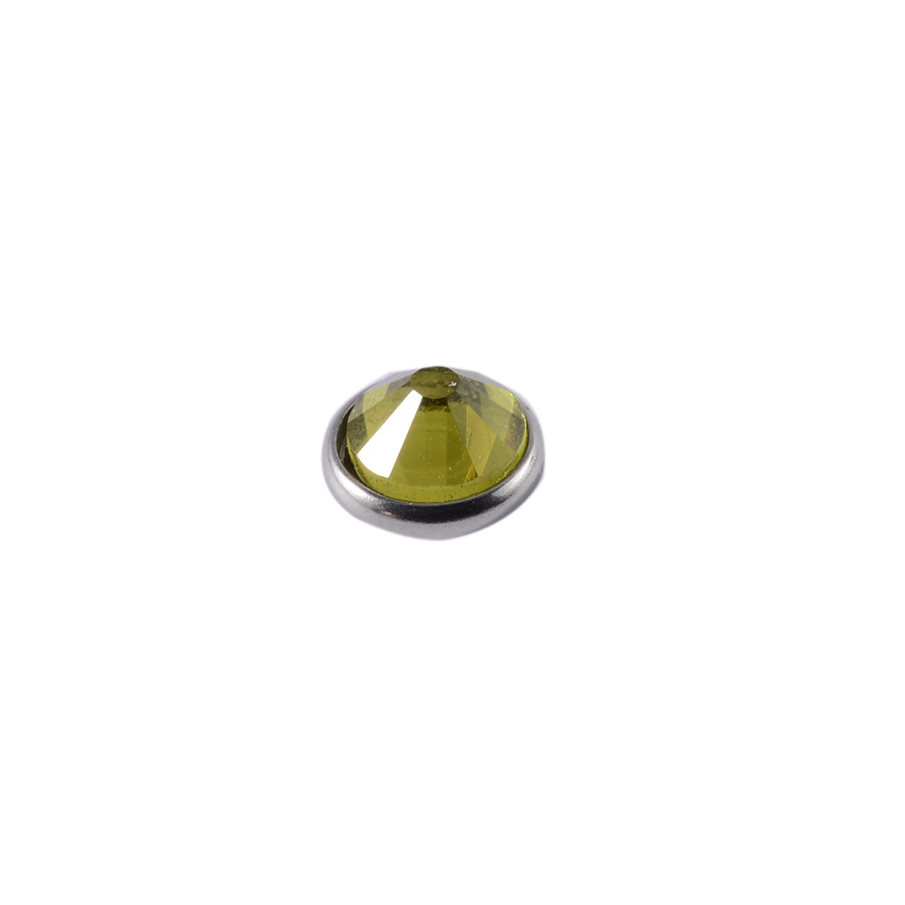 Cross-border stainless steel bag drill bone nail head multicolor clasp nail skin grafting nail head simple puncture jewelry
