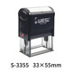 Wanxi WES-33 * 55MM rectangle (including blank printing table)