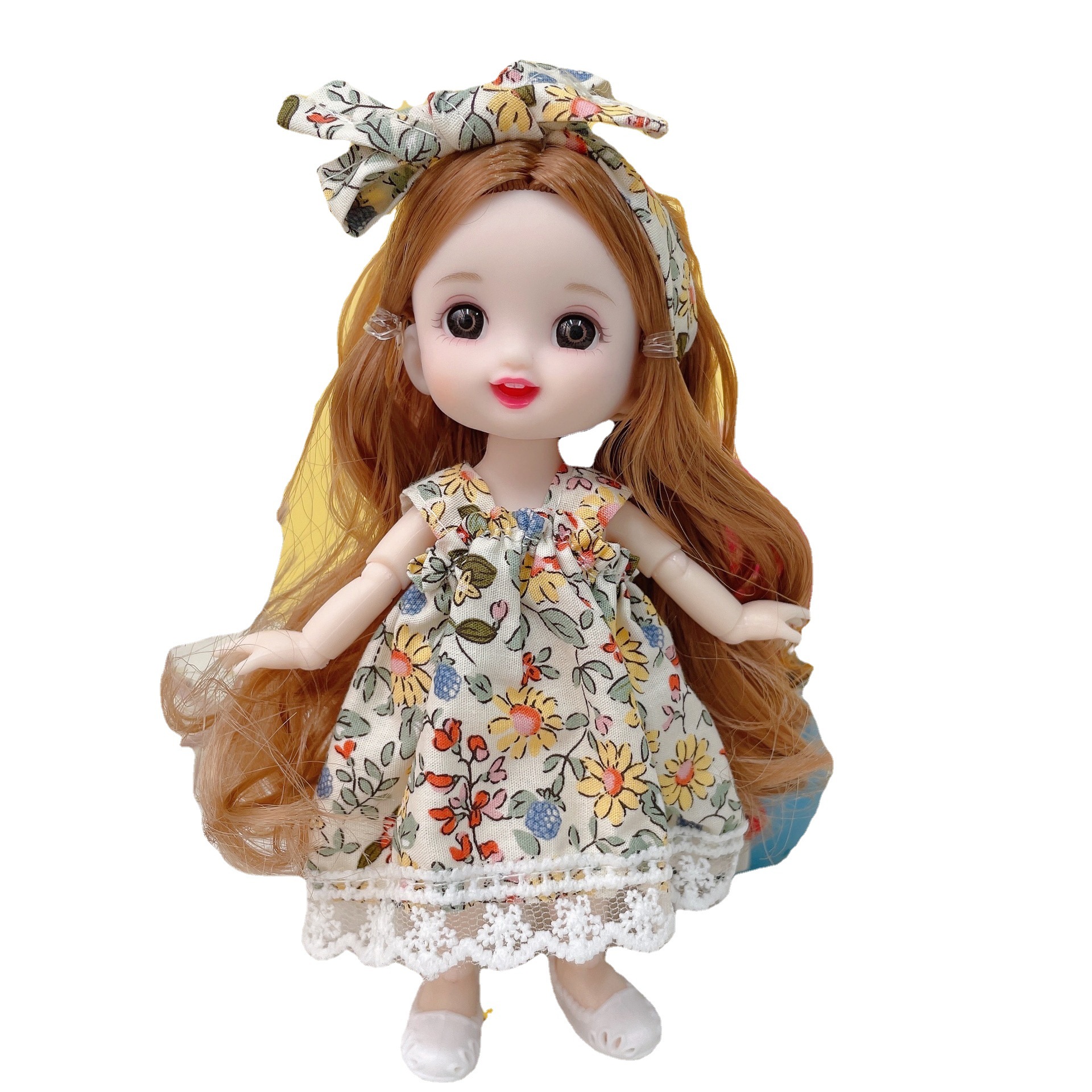 8 minutes 17cm Cute Doll Princess Dress Up Girls Children Little Lori Doll Toy Birthday Gift