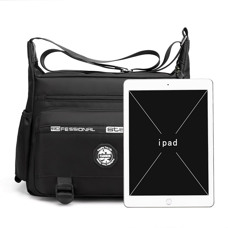 600D Men's Bag Oxford Cloth Shoulder Bag Crossbody Bag Casual Men's Backpack Business Briefcase Durable Business Bag