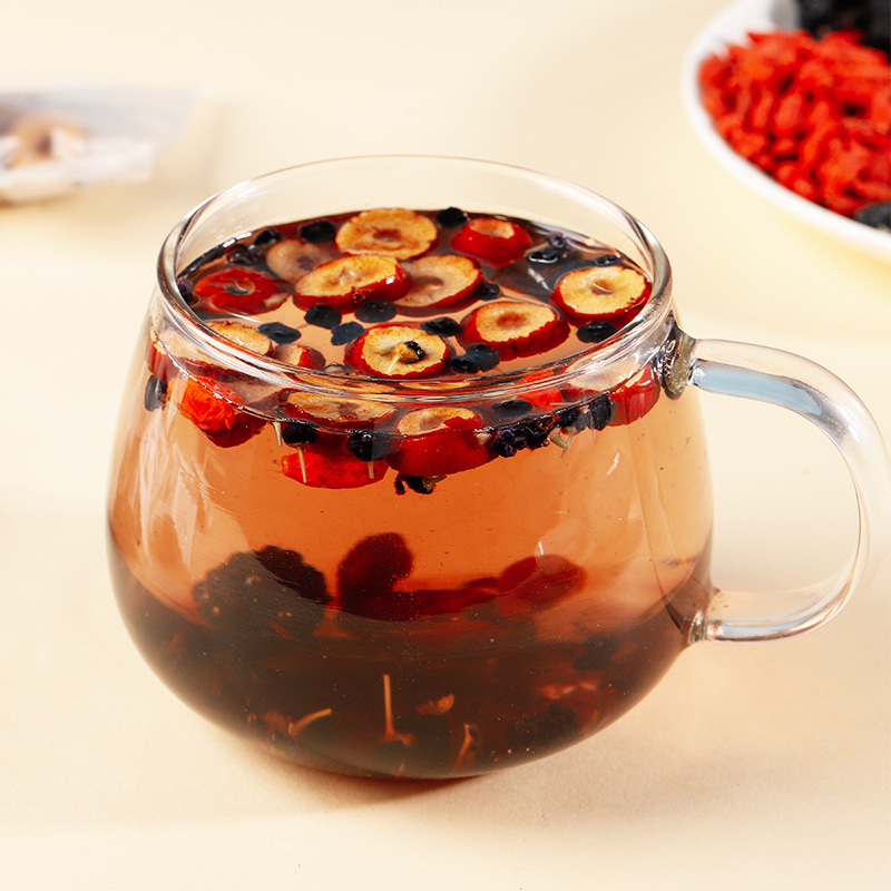 Mulberry wolfberry red jujube tea combination health tea staying up late recovery tea bag tea wholesale bagged goddess tea